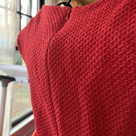 Anthropologie “Ganni” Noon & Night Wine Red Dress - Picture 10 of 10